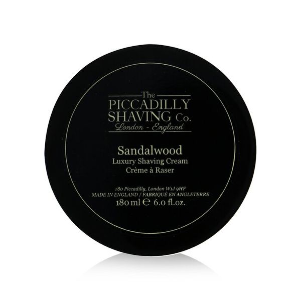 月間優良ショップ  The Piccadilly Shaving Co. Sandalwood Luxury Shaving Cream 180g/6oz海外通販