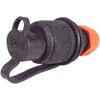 APUK COBO Type 3 Pin power Plug Male Pin Plastic Replacement for Tractor Trailer Implement Socket