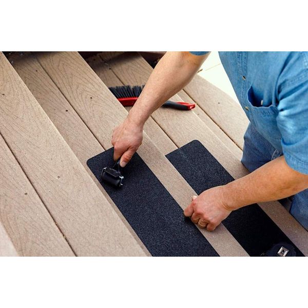 10cm*9.2m Anti Slip Tape Grip Traction Outdoor Stair Treads, Non Skid Safety Tape for Stairs, Steps, Floors, Ramps, Skateboard Black