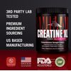 [Universal Nutrition Animal Flex Pak] Universal Animal Creatine XL Powder - Enhanced Pre-Workout Monohydrate Supplement Supports Brain Health Delays Fatigue Increases Endurance, [01] 30.0 Servings (1 Pack)