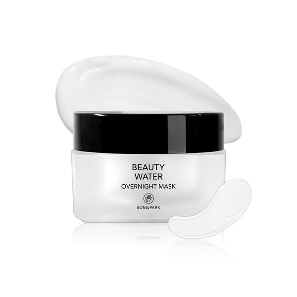 SON&PARK Beauty Water Overnight Sleeping Mask with Damask Rose Water & BHA Complex, Essential Oil [ Lavender, Lemon] to Hydrate, Boost Skin Barrier, and Calming Break Out