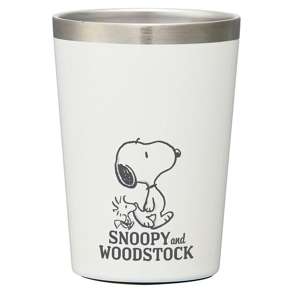 Skater STCV2-A Stainless Steel Tumbler, Heat and Cold Retention, Convenience Store Coffee, 13.5 fl oz (400 ml), M, Snoopy