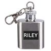 Name Hip Flask 1oz Personalised Keyring 1oz Riley