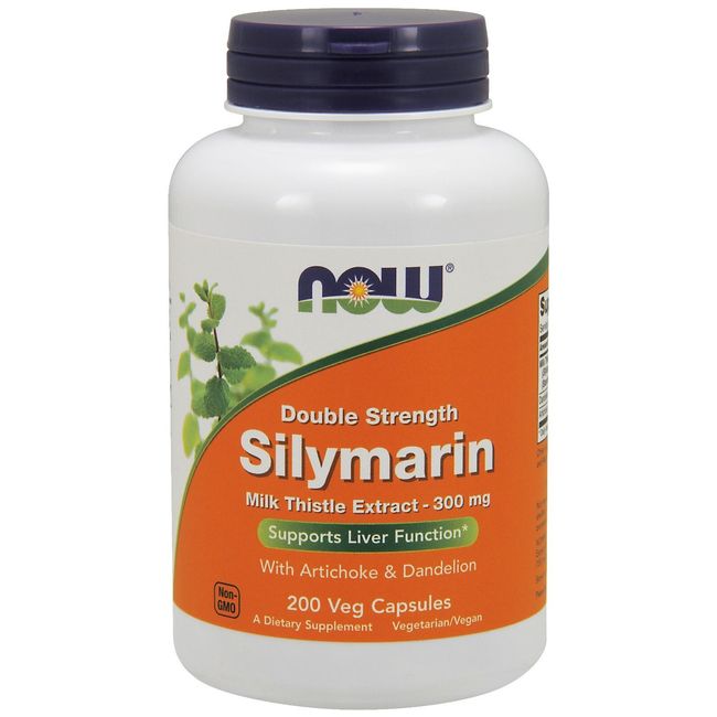 NOW Foods Silymarin, 300 mg, 200 Veg Capsules