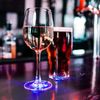 Ahier 12 Pcs LED Coasters for Drinks, Blue light Led Bar Coaster Bottle Light...