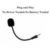 MICMXMO Replacement Microphone 3.5mm Boom Compatible with Steelseries Arctis 1 Wireless Gaming Headsets Mic for PS4 PS5 Switch Mac PC
