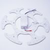 KPIBEST Bluetooth Ceiling Fan Light Kit, 36W with 7 Color Changes Led Panel Lights Smart Led Driver Bluetooth Function Replacement ONLY 42" Ceiling Fan with Light