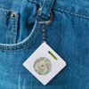 Azeeda 'Cute White Bunny' Keyring Tape Measure/Spirit Level Tool (KM00042997)