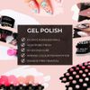 Bluesky Gel Nail Polish Set, Top Coat and Base Coat with Cuticle Oil. 3 x 5ml. Top and Base (Requires curing under UV/LED Lamp)