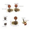 4 Pcs Ukulele Tuning Pegs Elegant Buttons Replacement Machine Head Tuner for 4 String Instruments