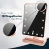 LED Lighted Make up Vanity Mirror  Bluetooth 360° Adjustable Rotation Dimmable