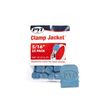 Clamp Jacket Hose Clamp Protector Blue 25 Pack, Blue, 5/16"