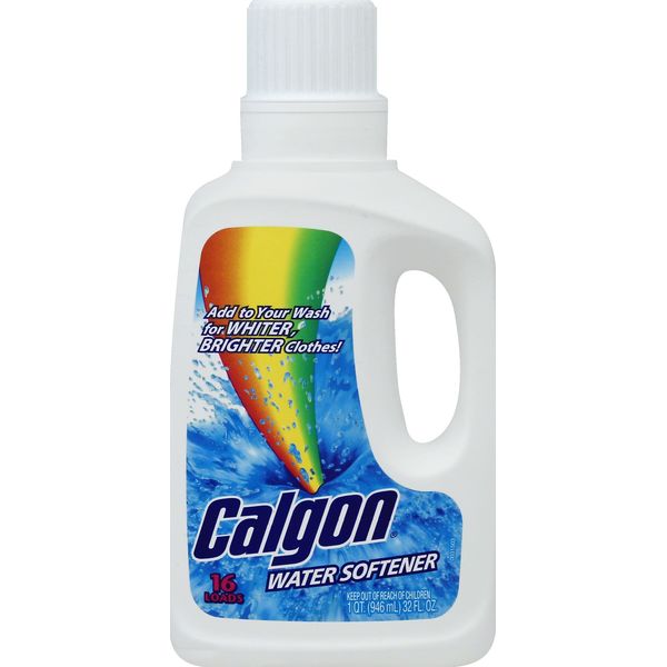 Calgon Liquid Water Softener, Laundry Detergent Booster, 32 Ounce (Pack of 1)