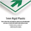 Vsafety Stop Germs/Catch It/Bin It/Kill It - 200mm x 300mm - 1mm Rigid Plastic