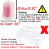 New brothread 3 Layers Stackable Clear Storage Box/Organizer for Holding 60 Spools Home Embroidery & Sewing Thread (Spool Size Requirement: Height≤2.2"/5.6CM; Width≤1.69"/4.3CM)