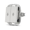 REV PrimaLuxe Roller Shutter Switch/Blind Switch 230 VAC 10 A Flush-Mounted White
