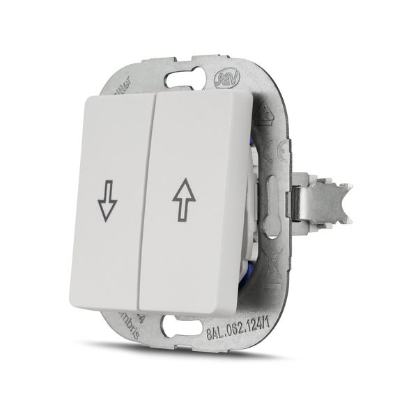 REV PrimaLuxe Roller Shutter Switch/Blind Switch 230 VAC 10 A Flush-Mounted White