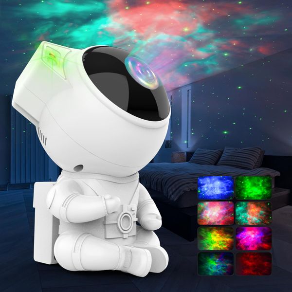 Galaxy Projector, Star Projector Night Light with Colourful Nebulae, Space Projector for Kids Adults Room Decor Aesthetic,Gifts for Christmas and Birthdays