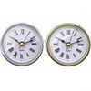 Clock Insert Replacement 65MM Diameter DIY Clock Repair Roman Numbers White Face for PRECISION Movement(Gold)