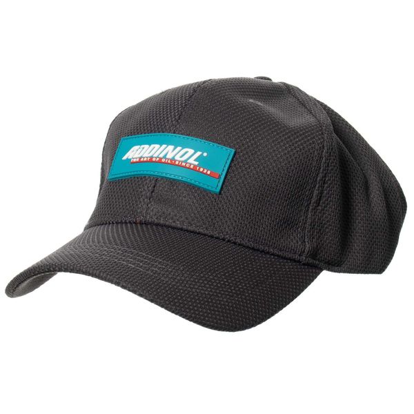 ADDINOL Baseball cap, black with green Addinol lettering embroidered