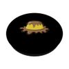 cremiger Pudding mit Schokoladensauce Dessert PopSockets mit austauschbarem PopGrip
