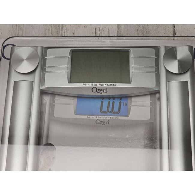 Ozeri ProMax 560 lbs / 255 kg Bath Scale, with 0.1 lbs / 0.05 kg