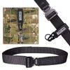 MOZETO Tactical Belts for Men 1.5" Nylon EDC CCW Gun Belt for Concealed Carry Holsters with Heavy Duty Quick Release Buckle