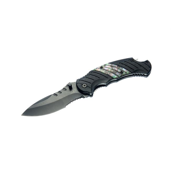 SE Drop Point Folding Knife with Bottle Opener - KC-B9017RB