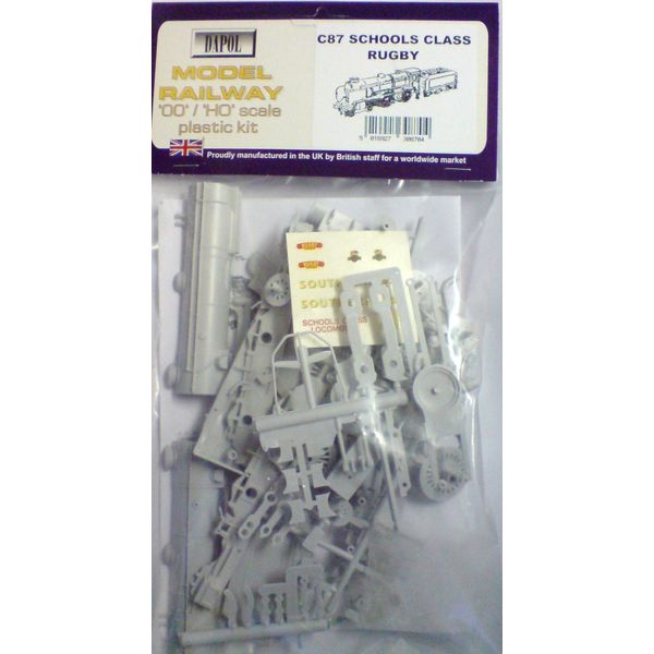 Dapol Model Schools Class "Rugby" Locomotive Plastic Kit - OO Scale 1/76