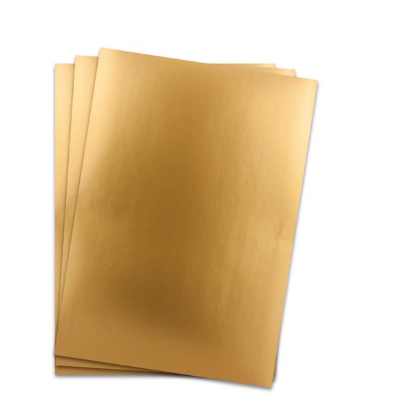 Neuser A4 Metallic Paper, Colourful 15 Bogen Gold
