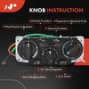 A-Premium Heater Climate Control Panel Module Compatible with Nissan Versa 2007 2008 2009 2010 2011
