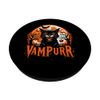 Vampurr Cat Vampire Teeth Halloween Animal PopSockets Swappable PopGrip