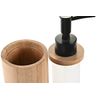 Dosificador Bamboo Polypropylene 7 x 7 x 17 cm Natural