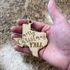 Ornament - Merry Christmas Y'all - 3x3in