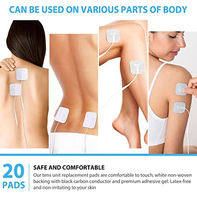  LotFancy TENS Unit Replacement Pads Assorted Sizes