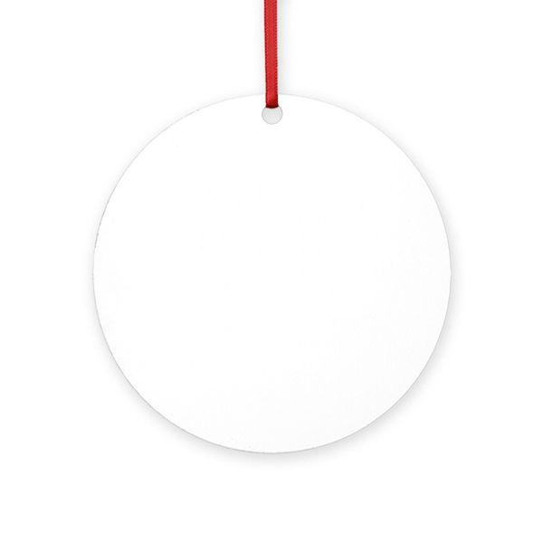 CafePress Wetsuit Diving Instructor Scuba Div Round 4" MDF Holiday Ornament