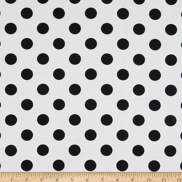 Tula Pink Linework Pom Poms Paper, Fabric by the Yard