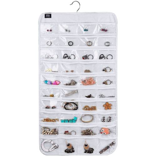 BB Brotrade Hanging Jewelry Organizer,Accessories Organizer,80 Pocket Organizer for Holding Jewelries