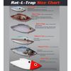 Bill Lewis Lures RT25 Rat-L-Trap, 1/2-Ounce, Chrome/Black Back