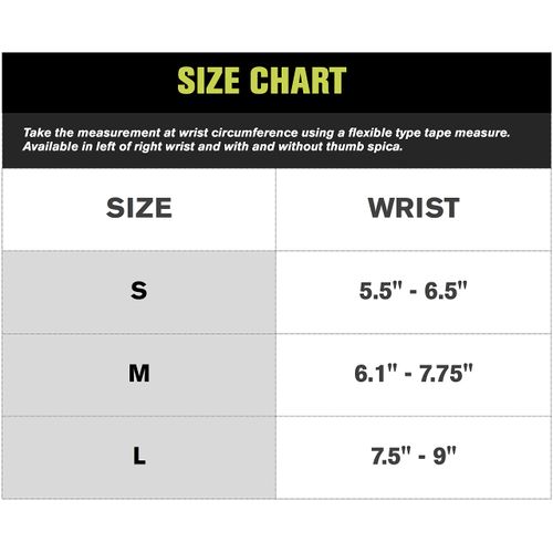 Aircast A2 Wrist Brace-Right-Small