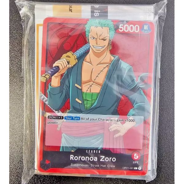 One Piece Card Game Roronoa Zoro Demo Deck Sealed with playable instructions