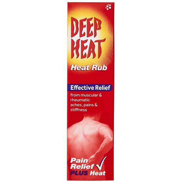 Deep Heat Muscular & Rheumatic Pain Relief heat Rub Cream 35g made in UK