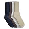Doctor Recommend Men's Non-Elastic Bind Top Diabetic Crew Sock - 3 Pair Pack (Assorted)
