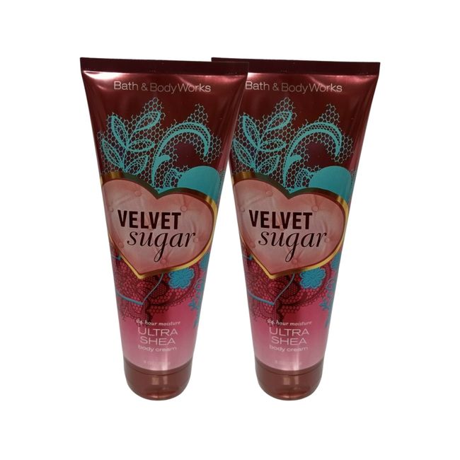 Bath and Body Works Gift Set of 2 - 8 Ounce Body Cream - (Velvet Sugar)