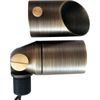 Brass Mini-SPOT MR11 12V Landscape Light Fixture wire and spike