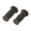 Alta Black Mushroom Bicycle Handlebars Grips in Multiple Sizes (12" (83mm))