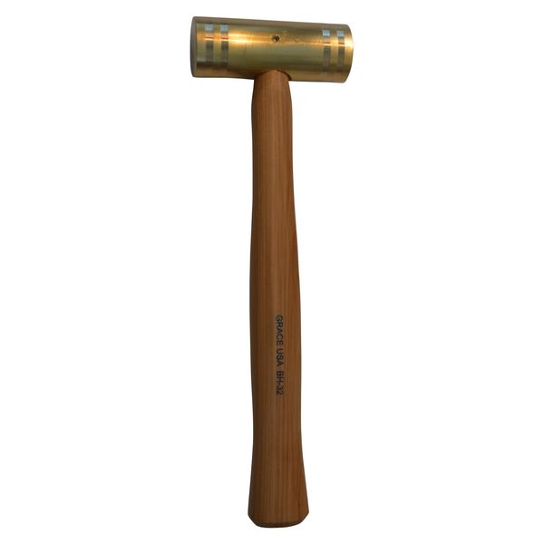 Grace USA BH-4 - 4 Ounce Brass Hammer - Gunsmithing - Hammers - 4 ounce - Gunsmith Tools & Accessories, Gold