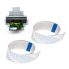 2pcs Flex Ribbon Cable Printer Flat Data Cable Flexible Flat Cable Flexible Ribbon Cable Print Head Printhead Cable Flat Data Line for XP600 (30cm)