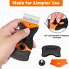 Razor Blade Scraper Tool Set Double Edge Scraper Tool Labels Stickers Glass US
