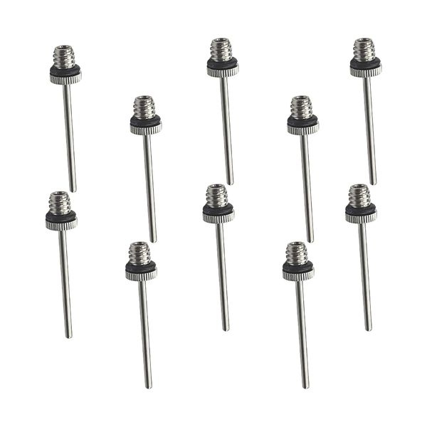 Ball Pump Needles, 10 Pcs Air Pump Needles, Ball Pump Inflation Needle, Inflating Pump Needle, for Basketball, Soccer, Rugby, Volleyball, Etc